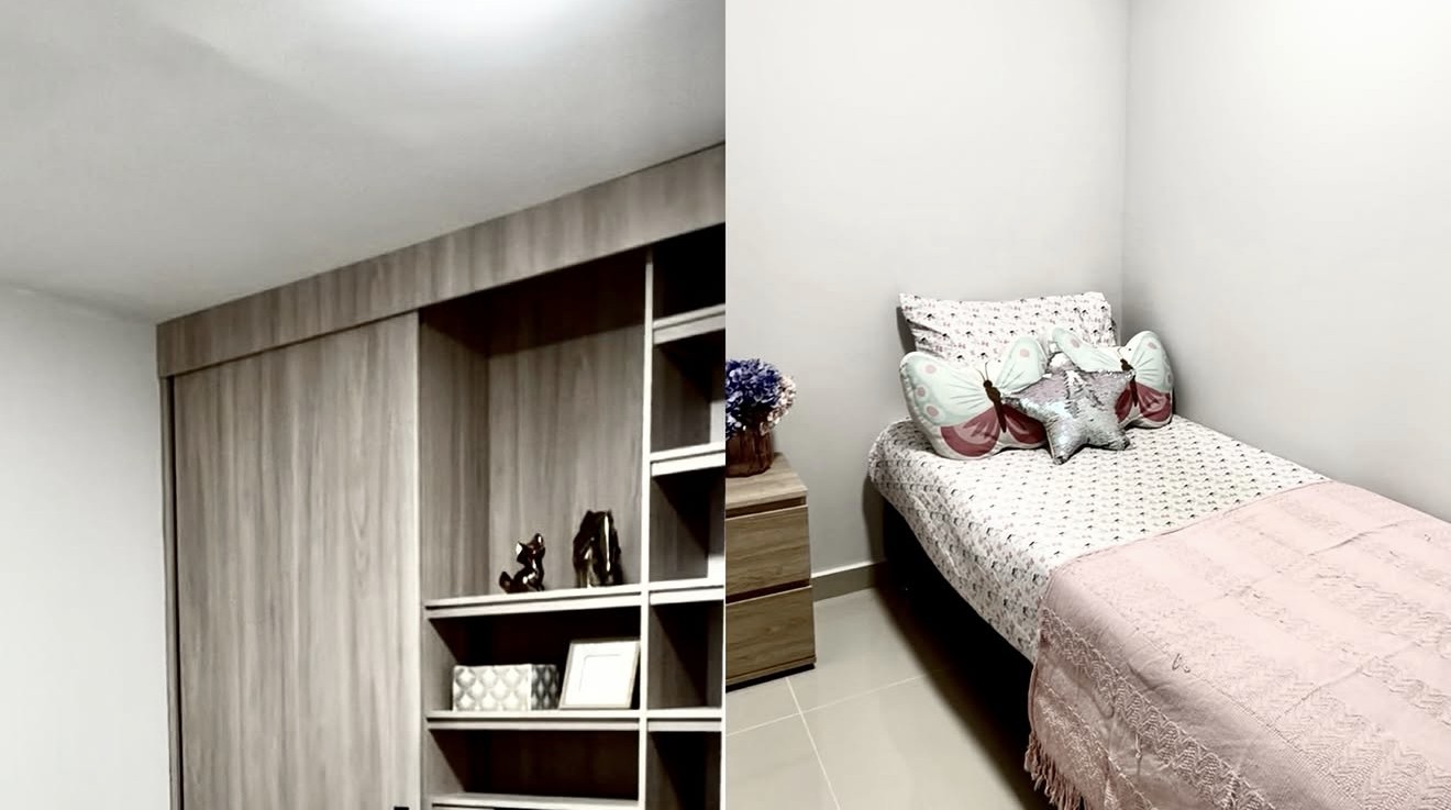 Habitaciones de la casa modelo.