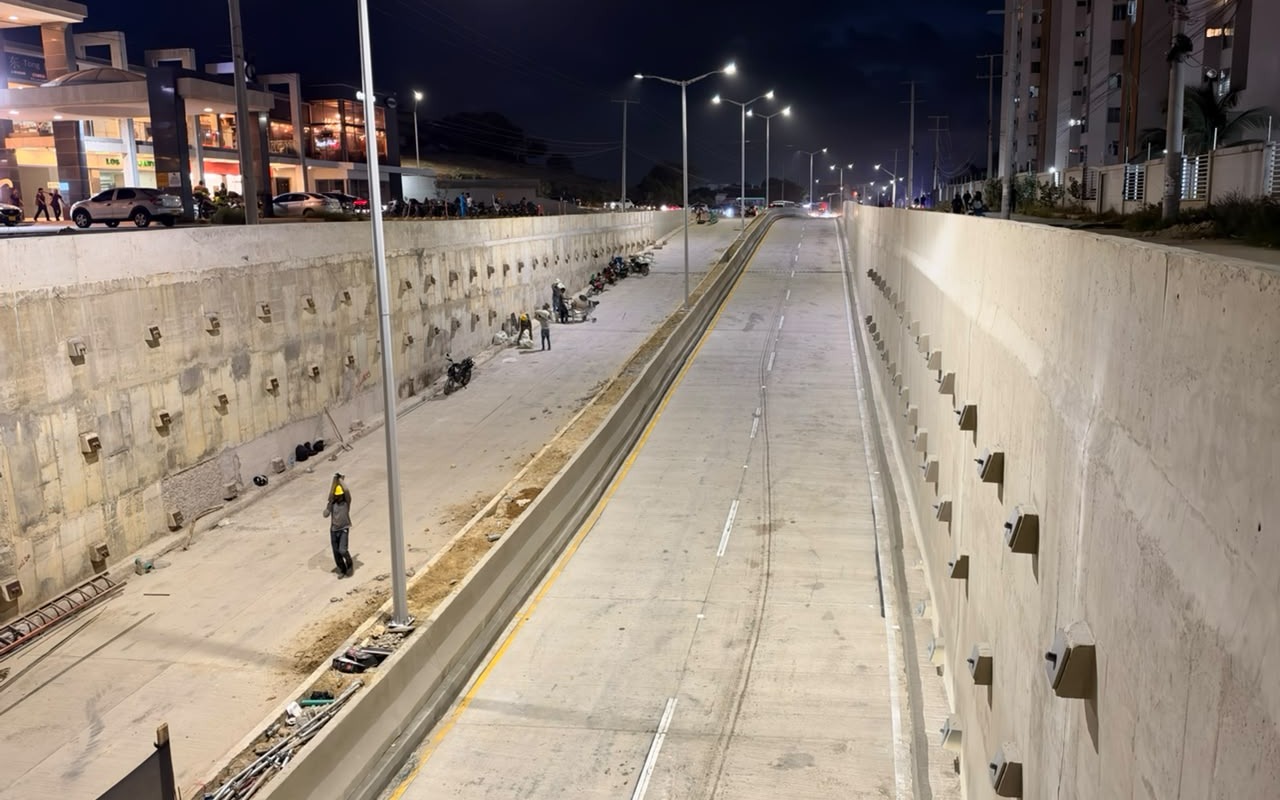 Deprimido de Le Champs: habilitan calzada norte en la Gran Vía